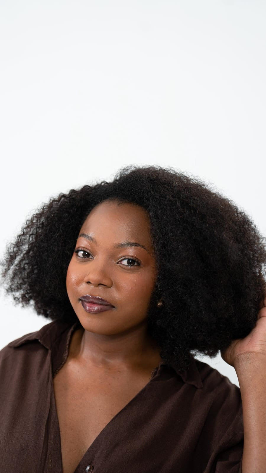 Kinky coils Half wig