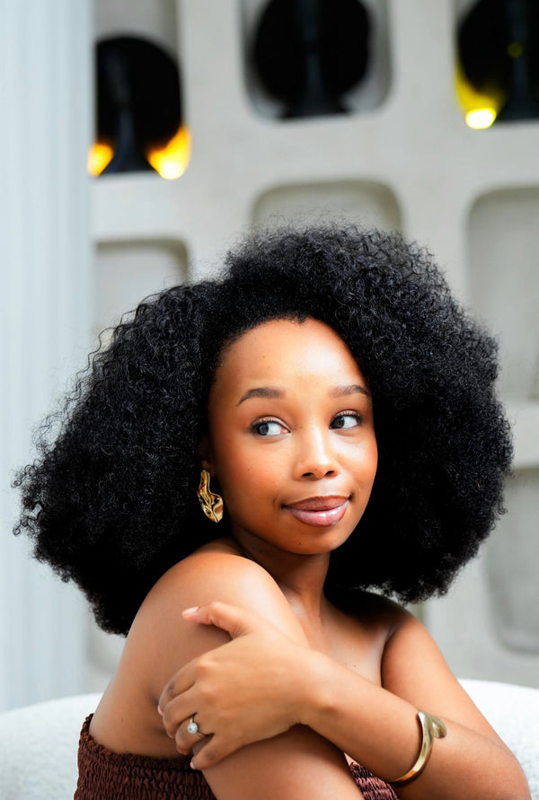 Kinky coils Half wig